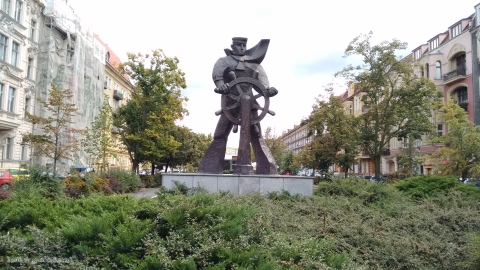 Szczecin. Pomnik marynarza.